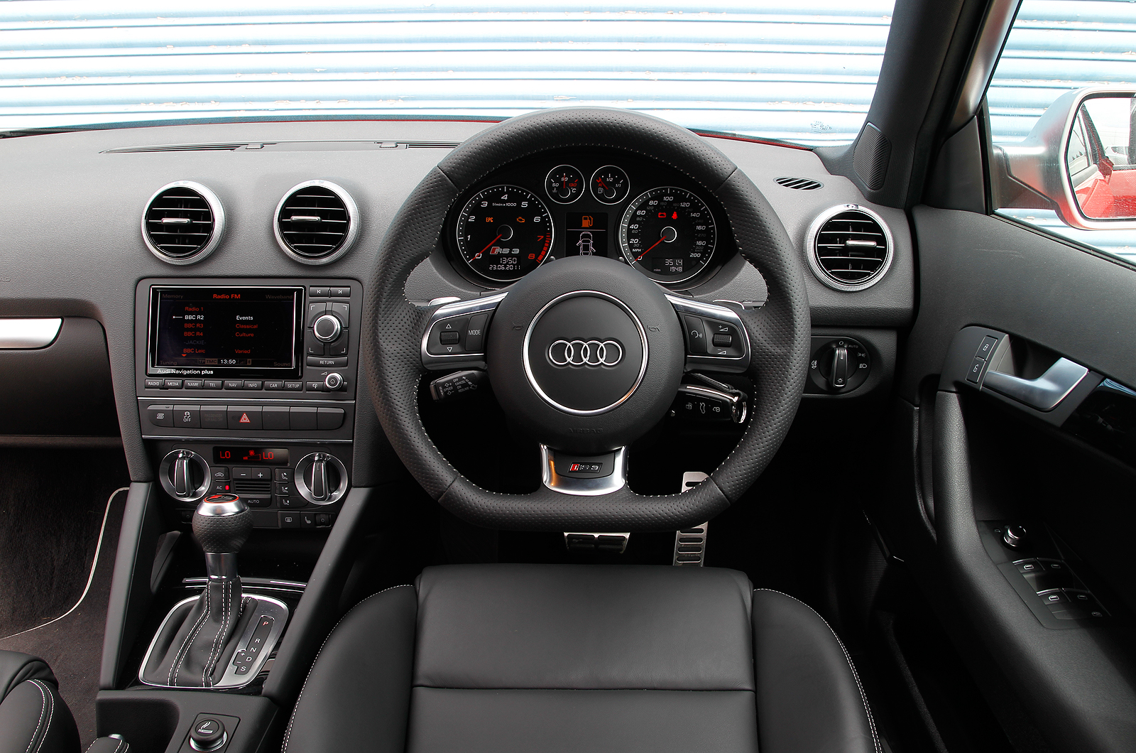 Audi RS3 driver's seat
