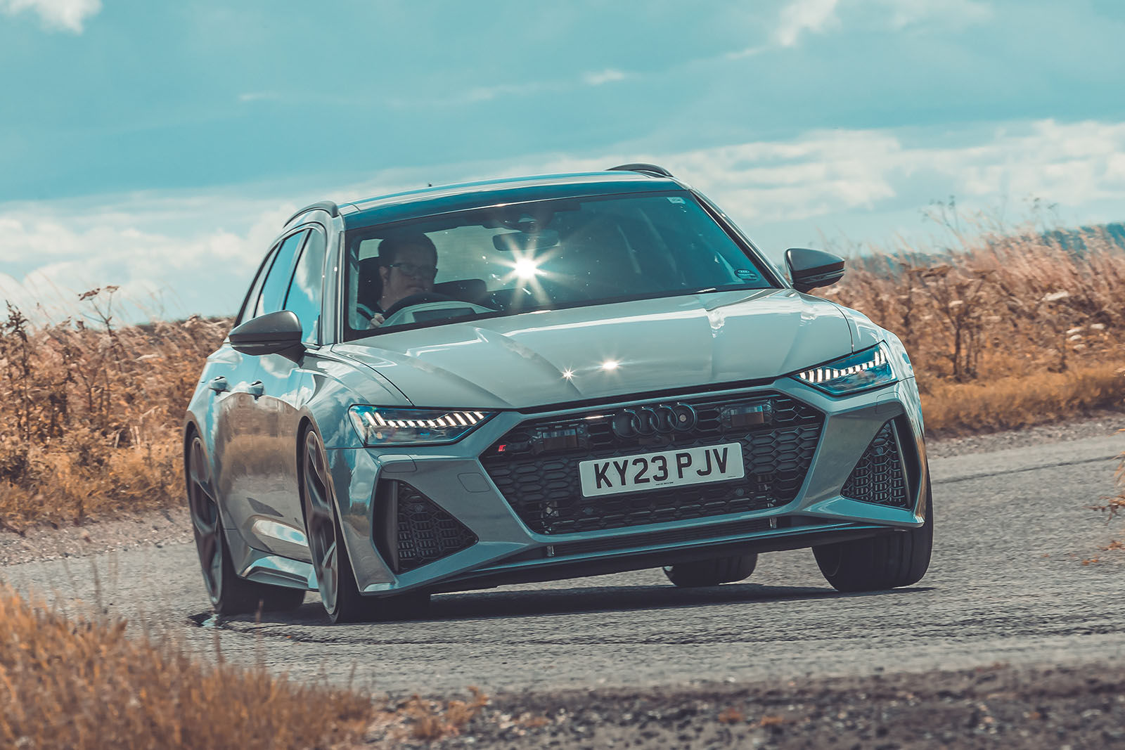 Audi RS6 review front three quarter
