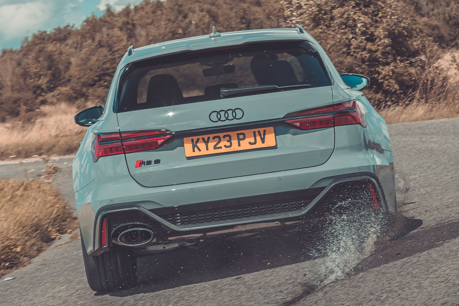 Audi RS6 review rear drift