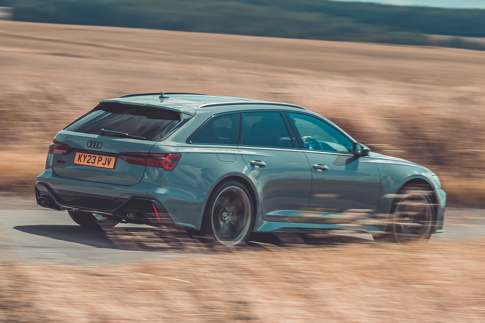 Audi RS6 review rear three quarter