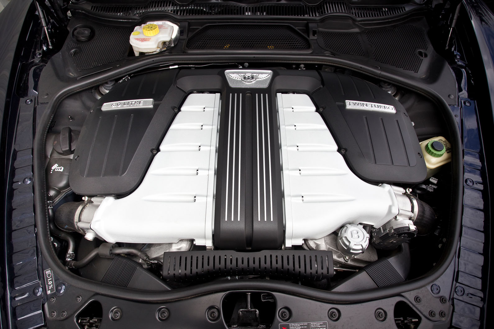 6.0-litre W12 Bentley Flying Spur engine
