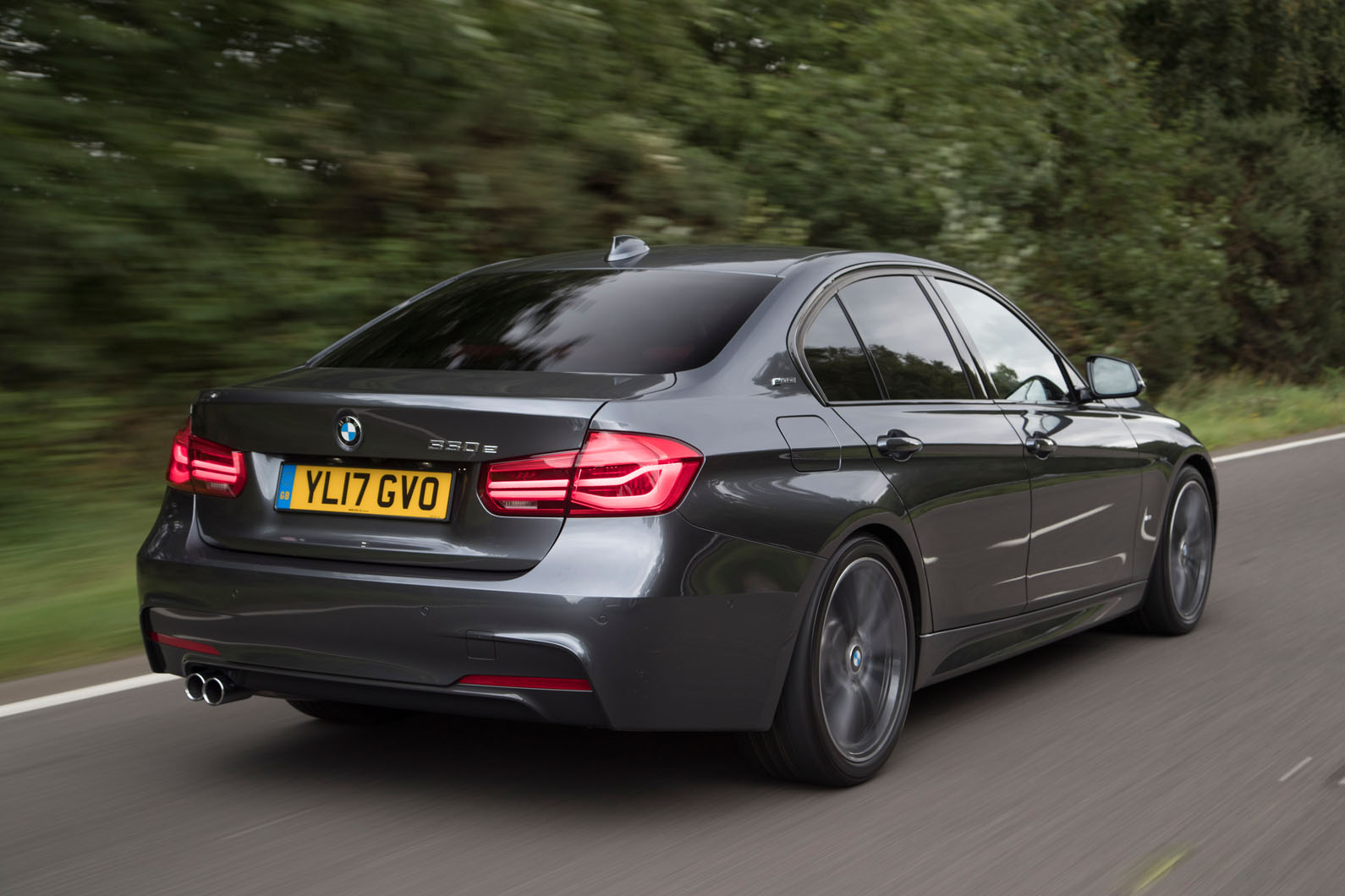 BMW 330e rear