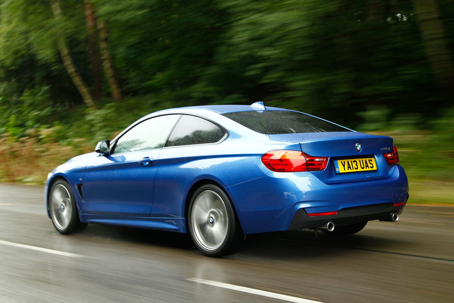 BMW 4 Series coupé rear quarter