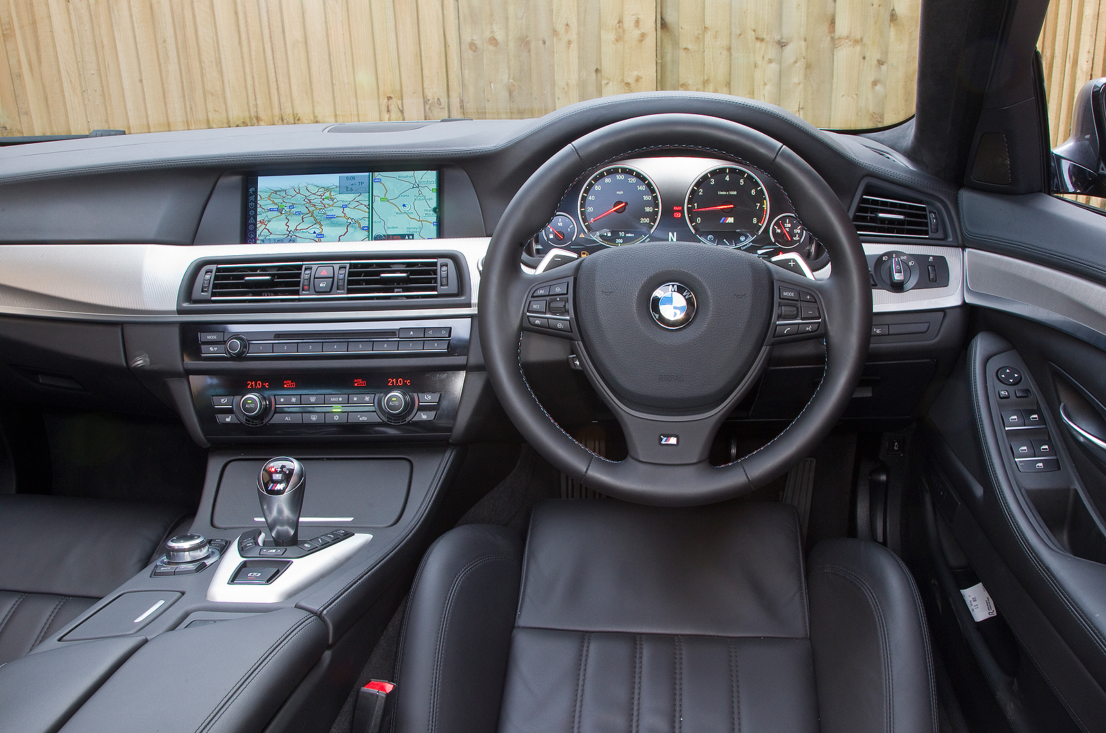 BMW M5 interior