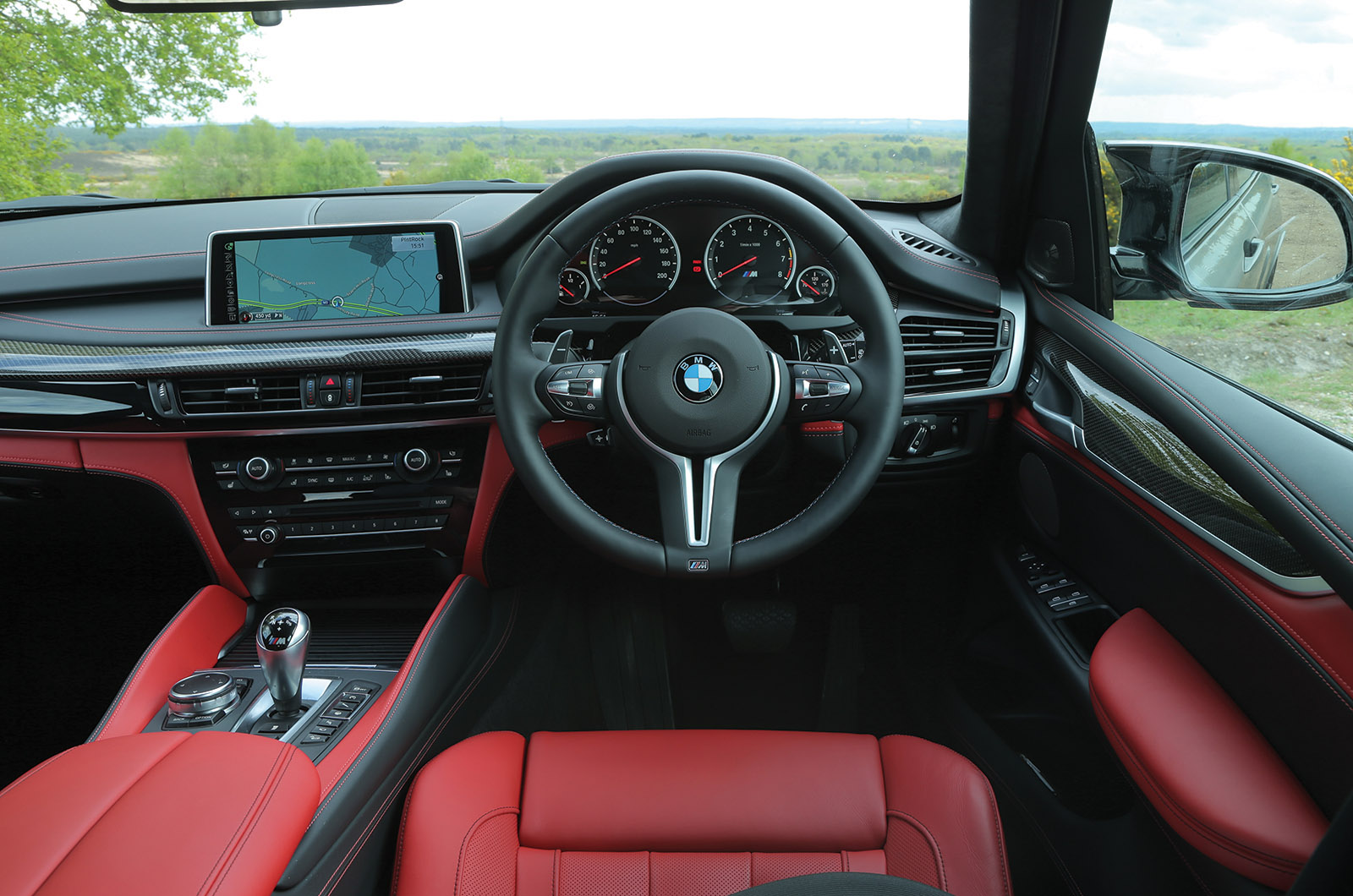 BMW X5 M's interior
