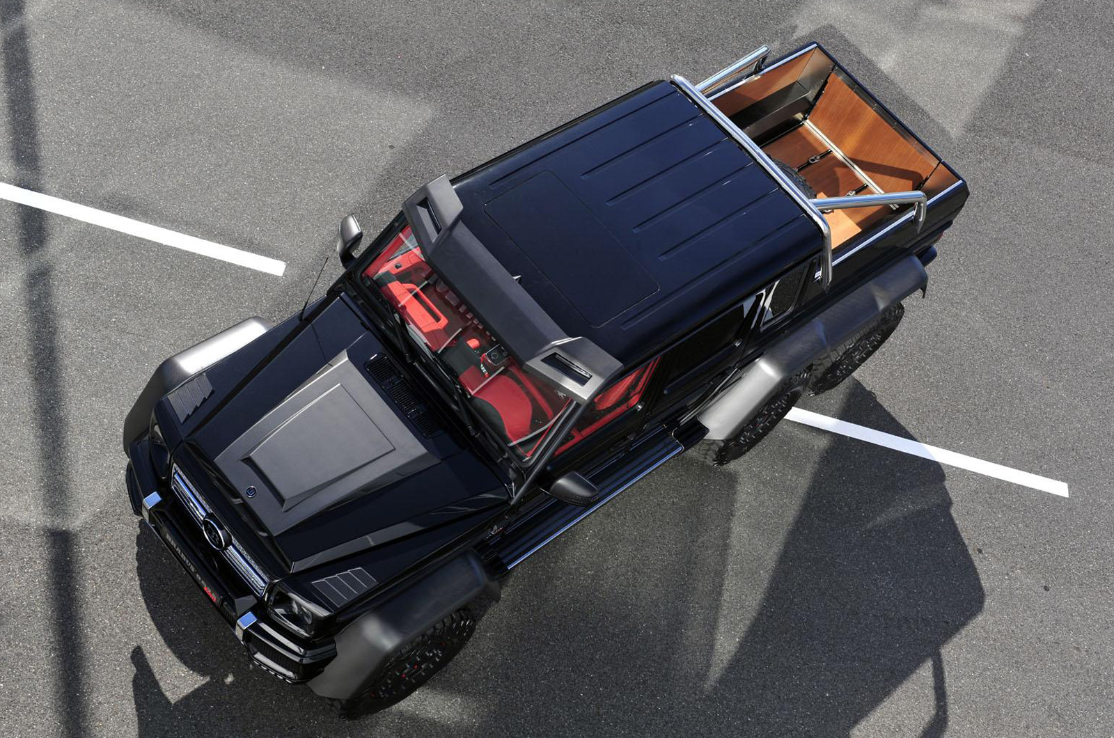 Six Wheeled 691bhp Brabus Unveiled Autocar