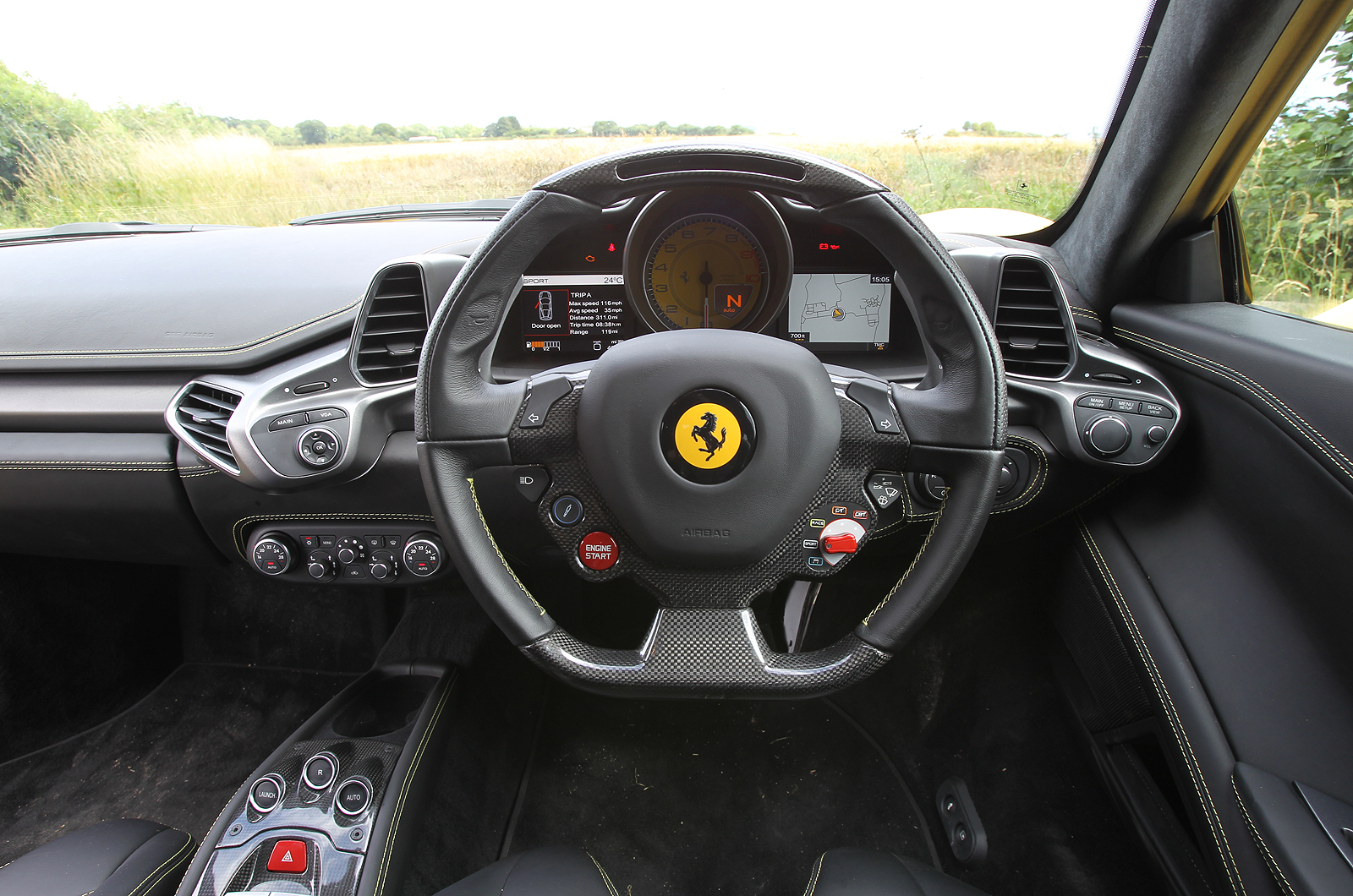 Ferrari 458 dashboard