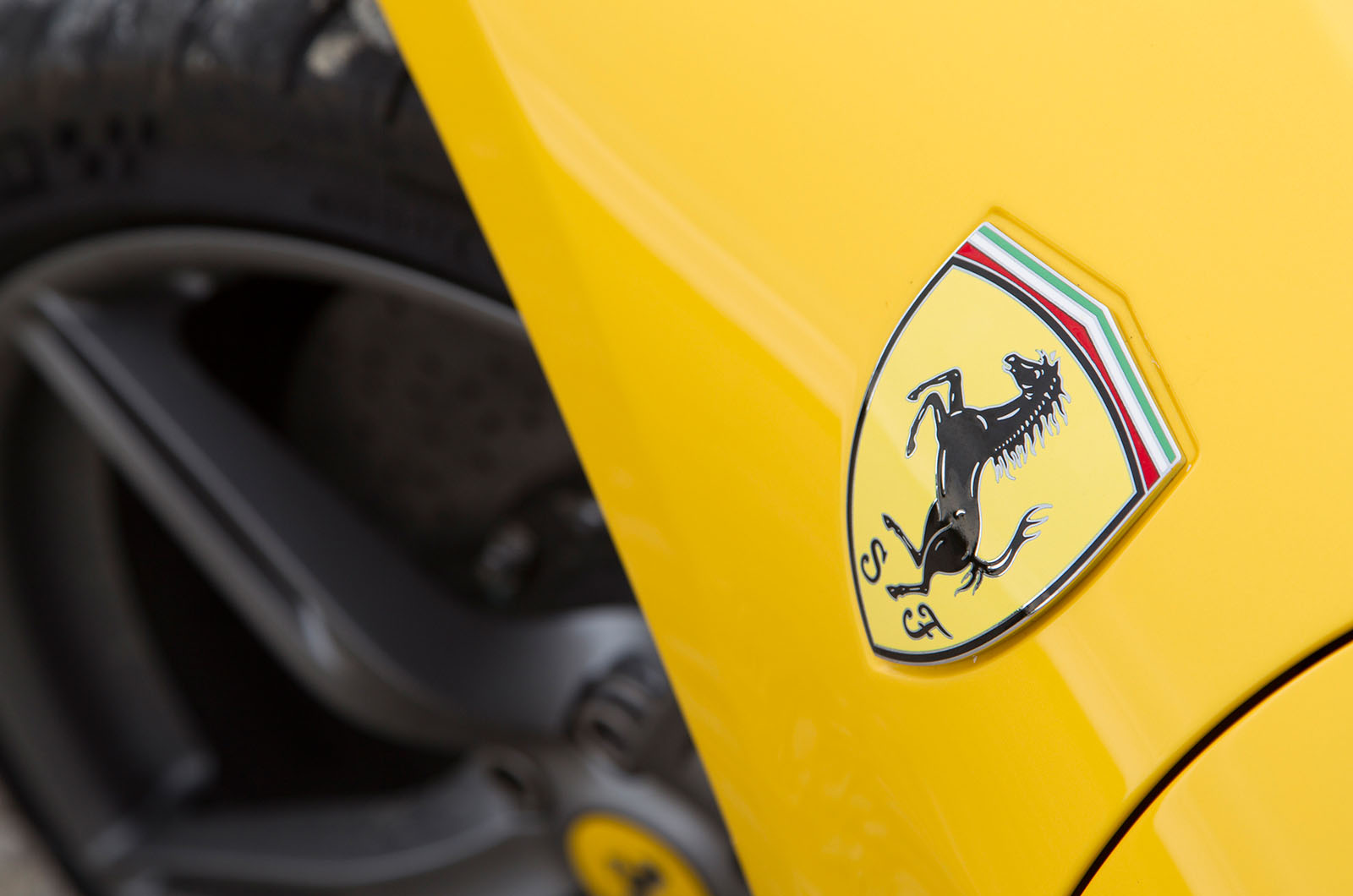 Ferrari badging