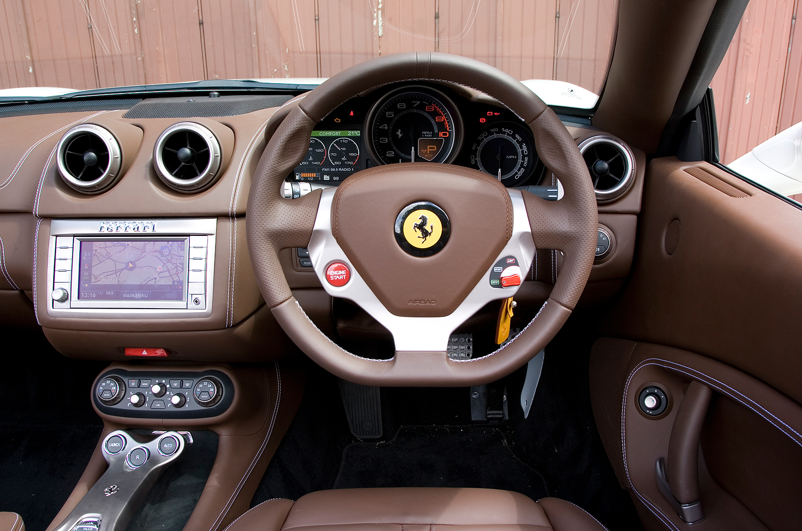 Ferrari California dashboard