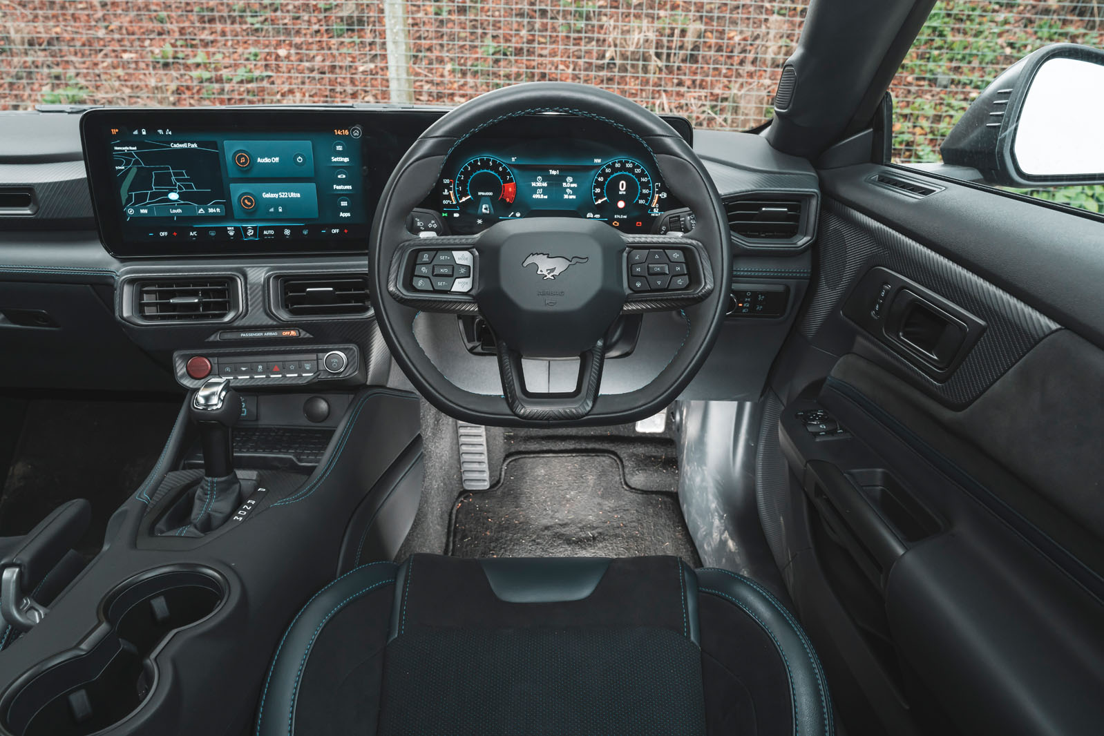 Ford Mustang Dark Horse review 2024 07 dash