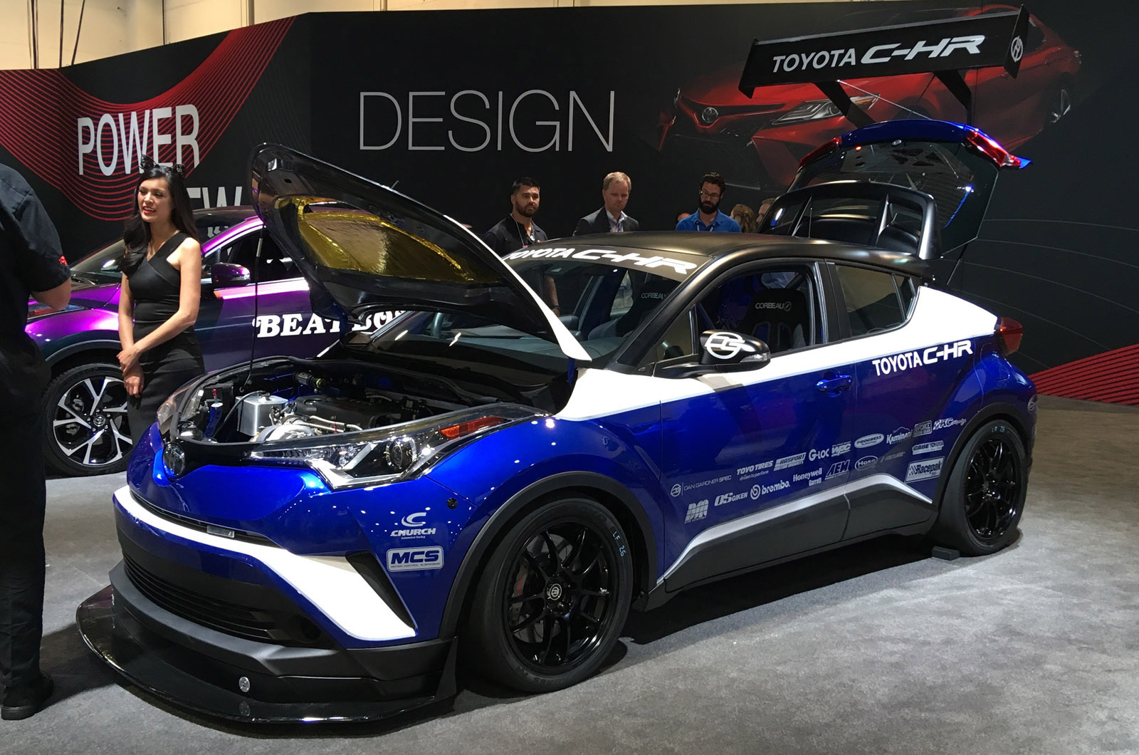 Toyota C-HR R-Tuned for SEMA is a Serious Track Weapon