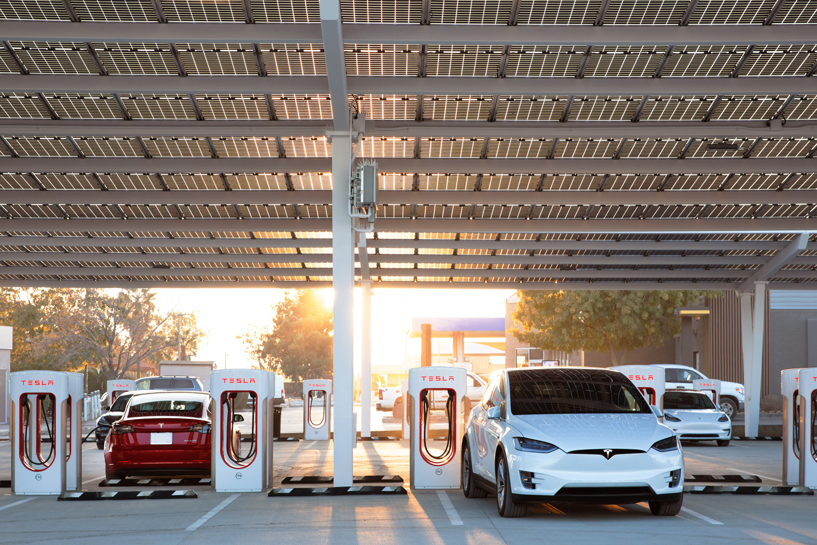 How does tesla charge shop you for supercharging
