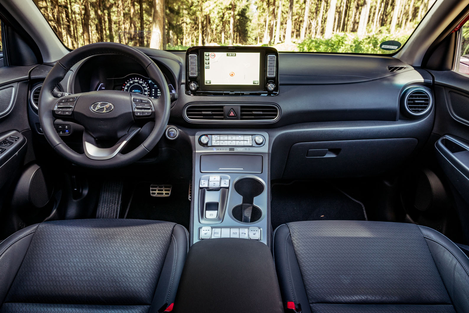 2021 hyundai kona ev interior deals
