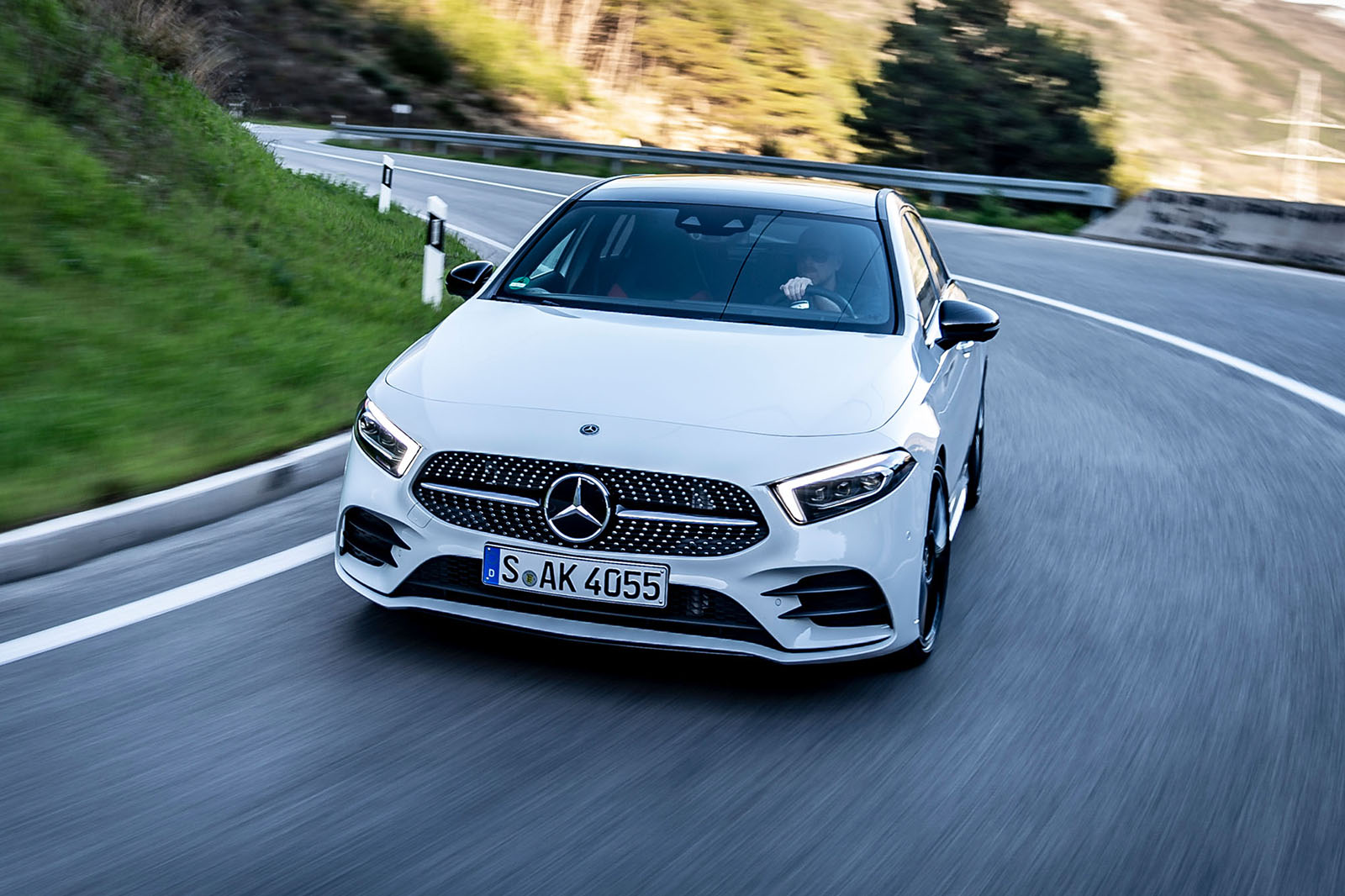 Mercedes Benz A Class A180d AMG Line 2018 first drive Autocar