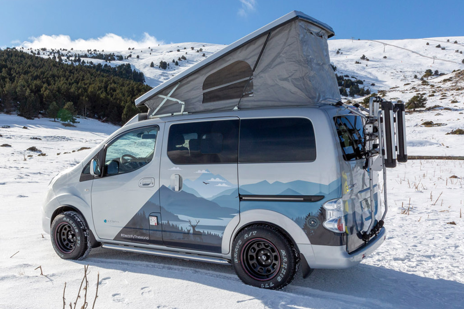 Nissan e-NV200 Winter Camper is rugged electric mobile home