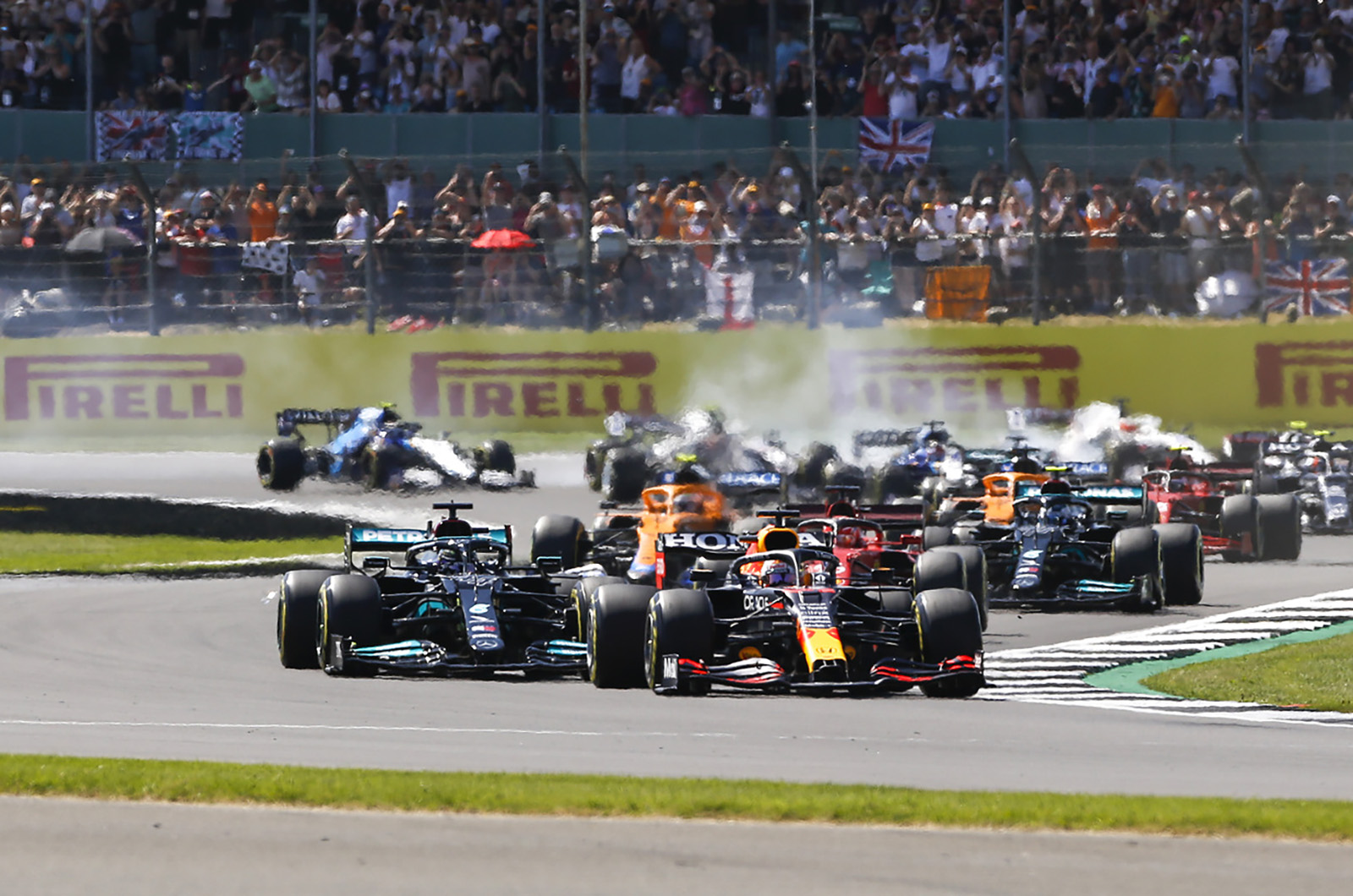 British GP Why Hamilton and Verstappen clash was a racing incident