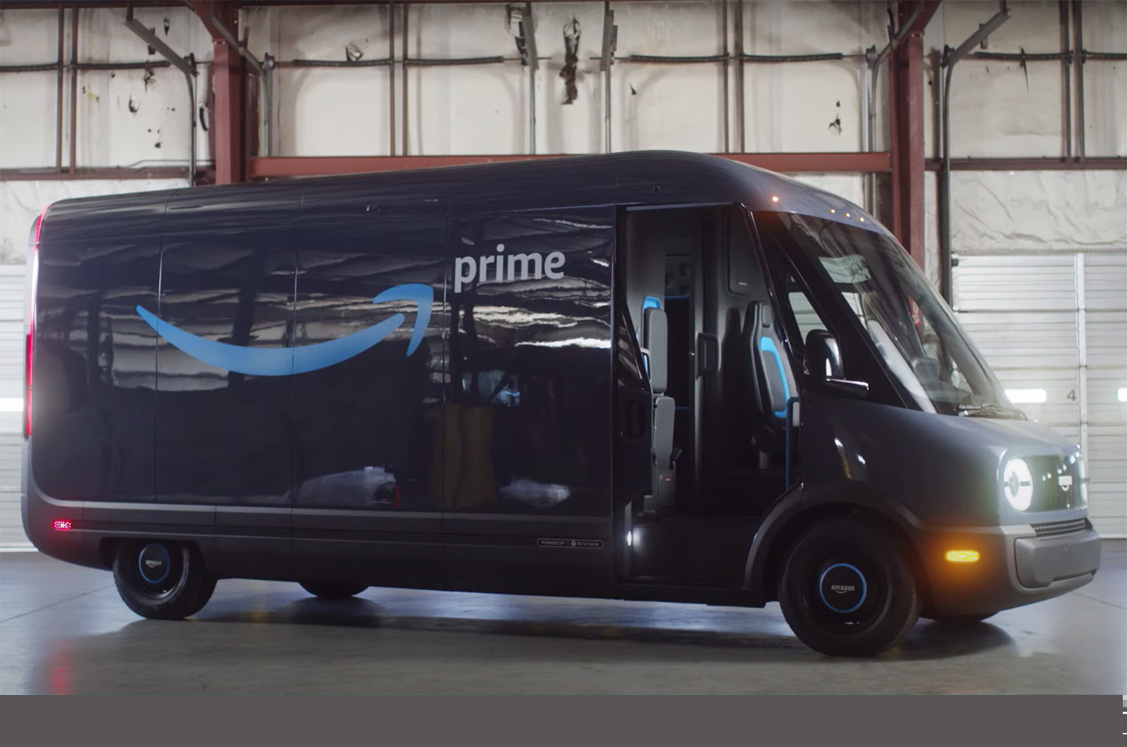 Amazon unveils Rivian-built electric delivery van Autocar