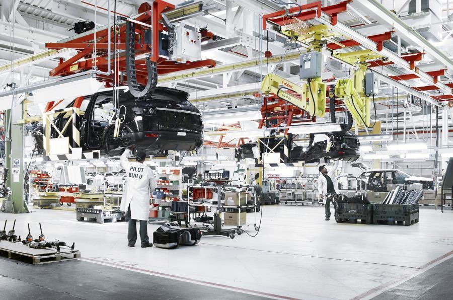 Usine automobile Jaguar Royaume-Uni