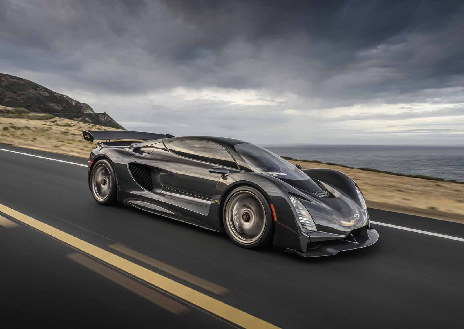 Czinger 21C hypercar smashes lap record at Laguna Seca 1 aria-label="2. czinger 21c on pacific coast highway"
