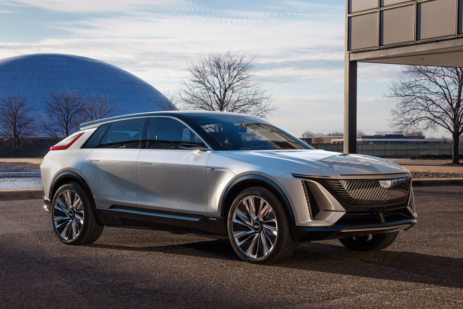 new cadillac lyriq brand’s first production electric car