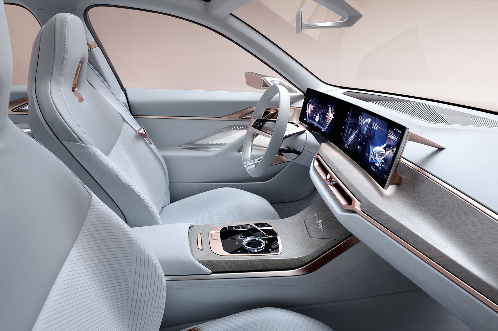 BMW i4 electric saloon shown in near production form Autocar