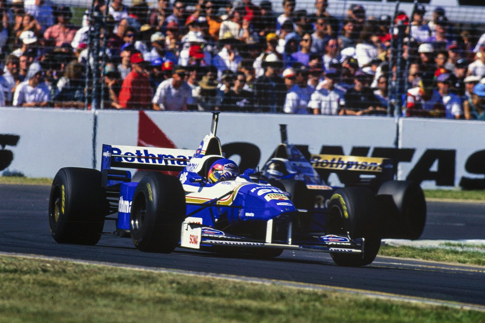 Jacques Villeneuve (Williams) au Grand Prix d'Australie 1996 à Melbourne.