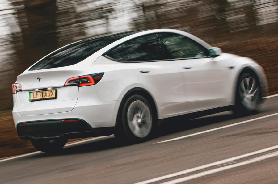Tesla y shop rear wheel drive
