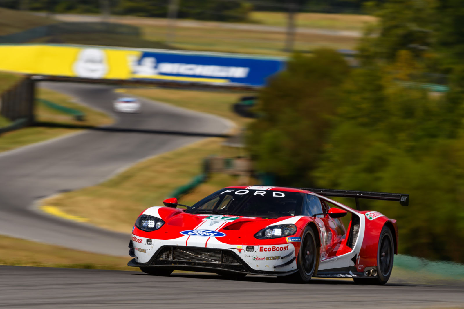 Bred For Endurance Ford Gt Race Car Driven On Track Autocar