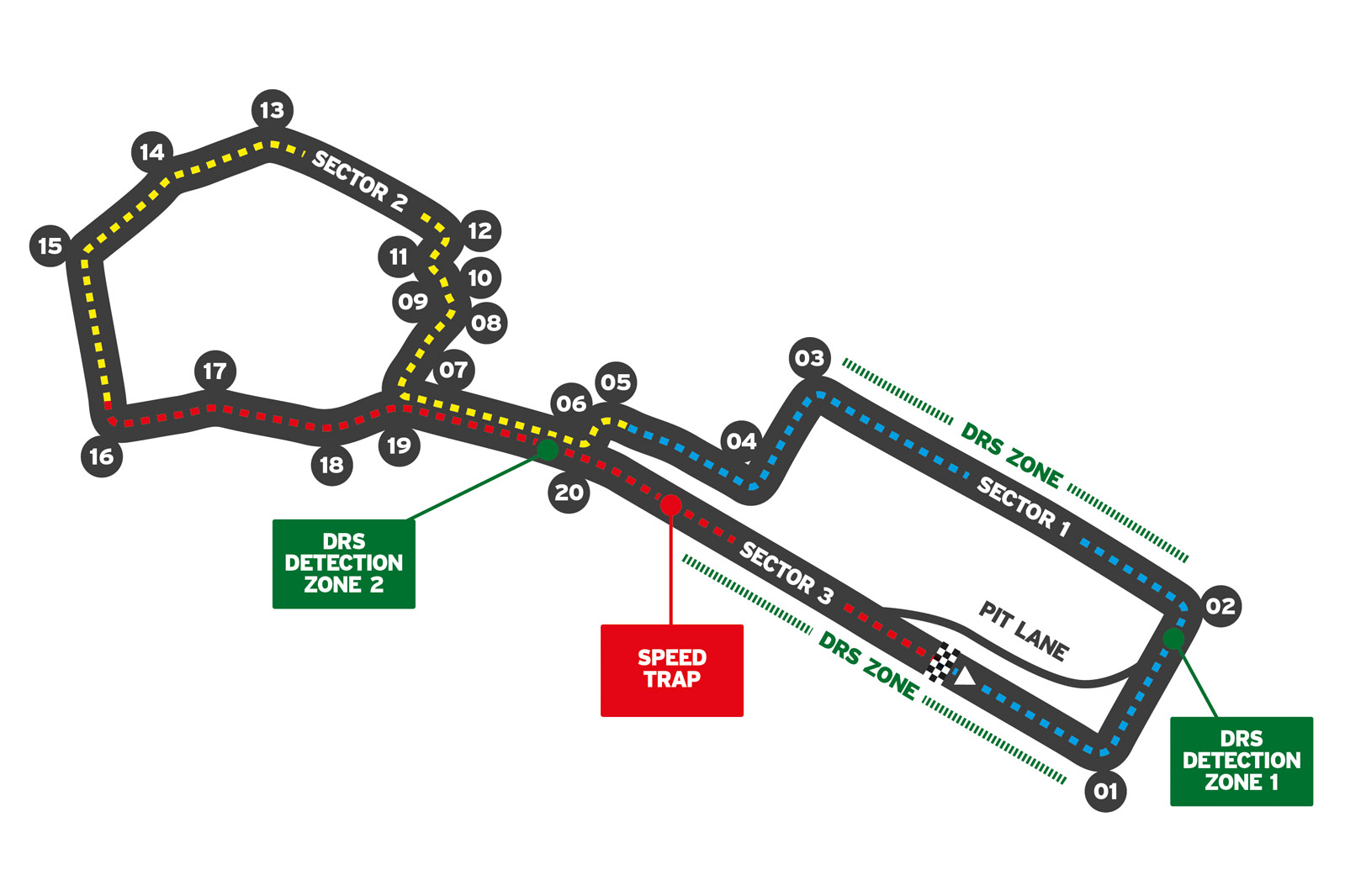 Formula 1 Circuit Maps