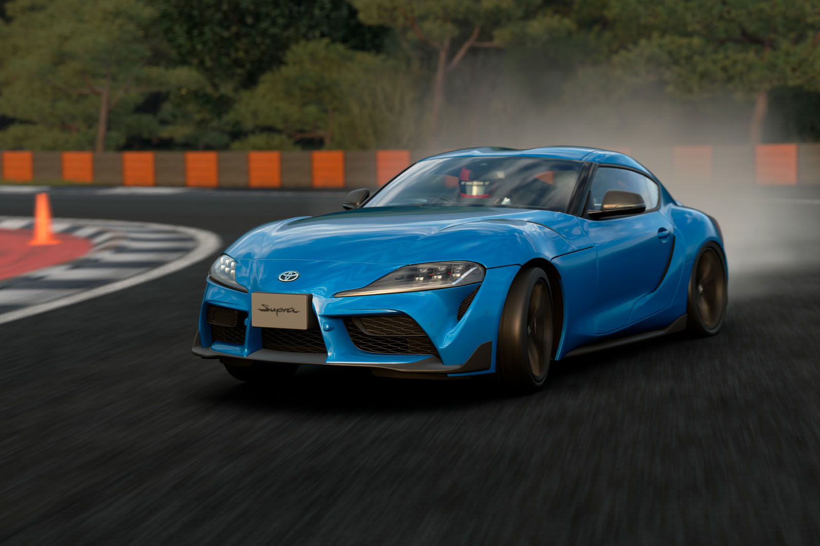Inside track Testing the new Toyota Supra on a PlayStation Autocar
