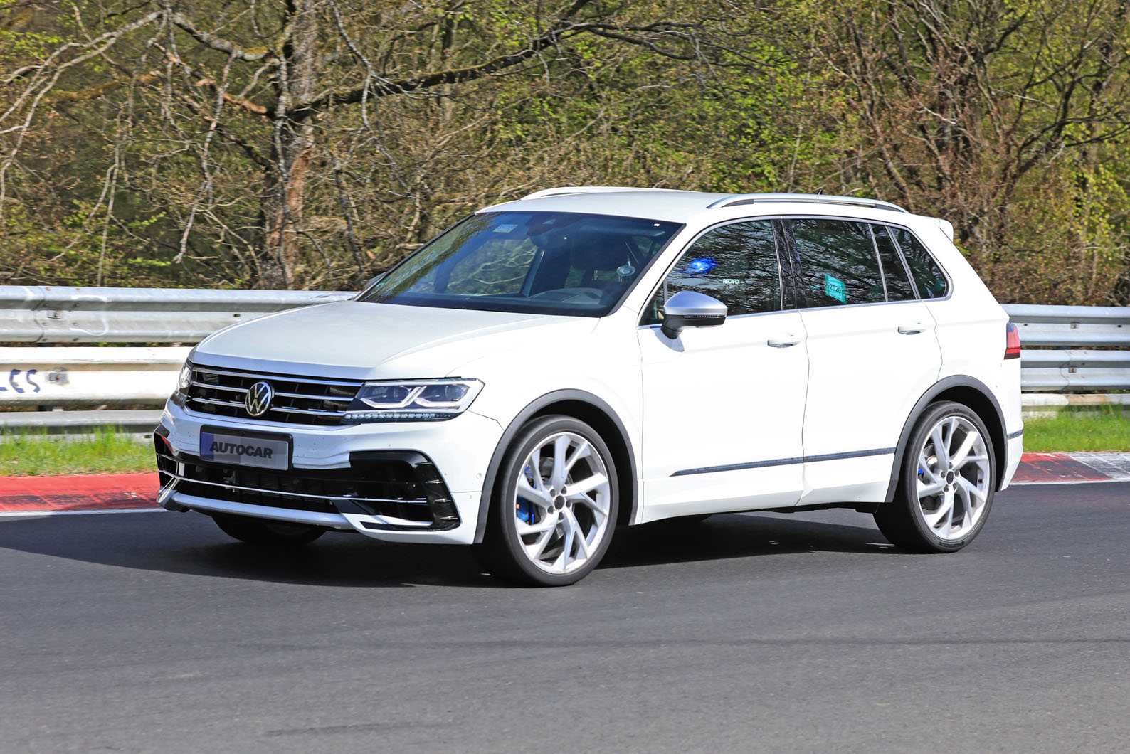 2020 Volkswagen Tiguan R prototype previews SUV's facelift