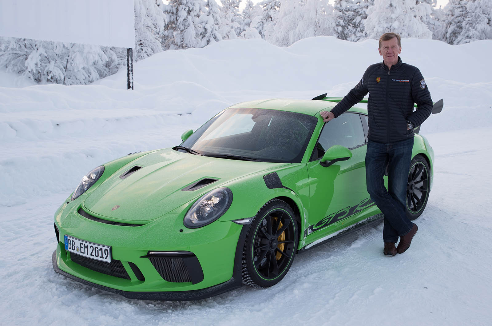 yous larn to locomote inwards a novel automobile but tin yous actually tell what it First ride: Porsche 911 GT3 RS 2018 on ice