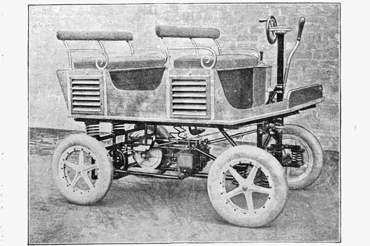 First battery powered shop car