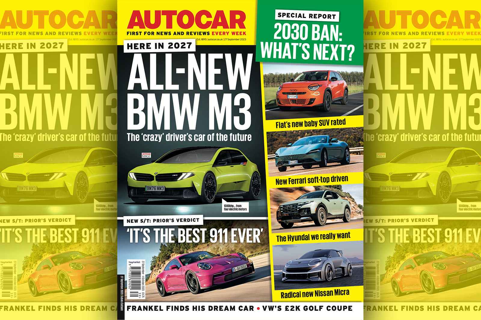 Autocar magazine 27 september: nu in de aanbieding