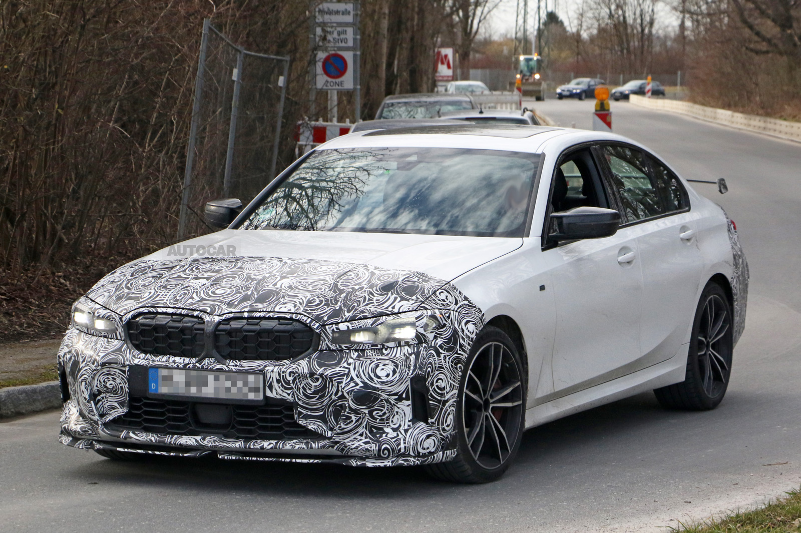 Der neue BMW 3er 2022 bei Testfahrten in Deutschland gesichtet