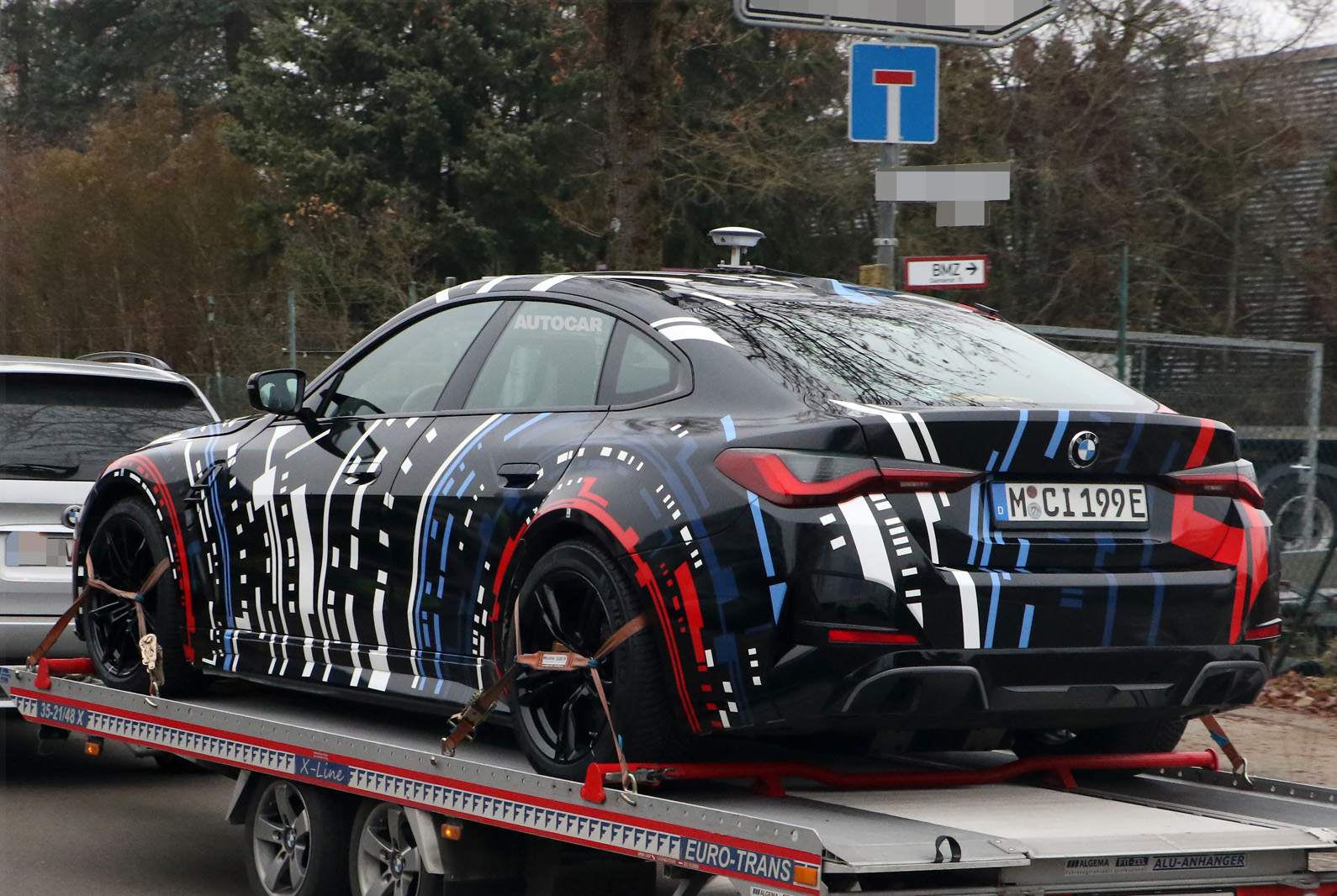 BMW M testing quad motor EV prototype Autocar