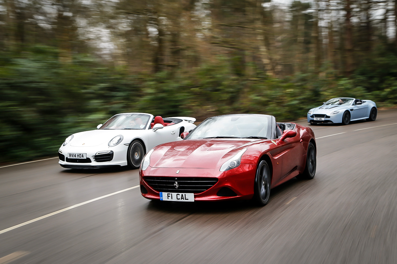 Ferrari California T Vs Porsche 911 Turbo S Aston V12 Vantage S Autocar