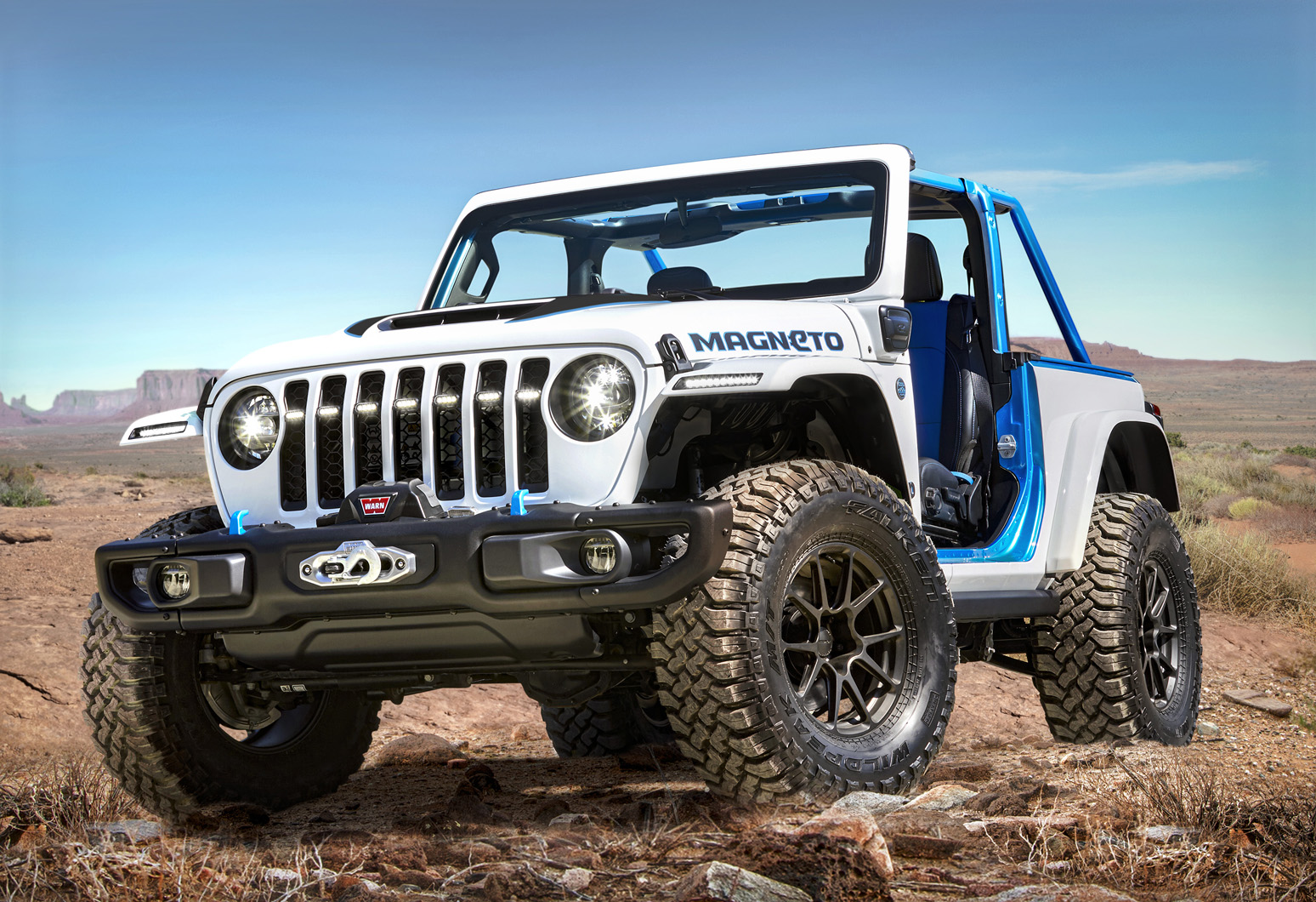 Jeep previews electric Wrangler with six-speed Magneto concept | Autocar