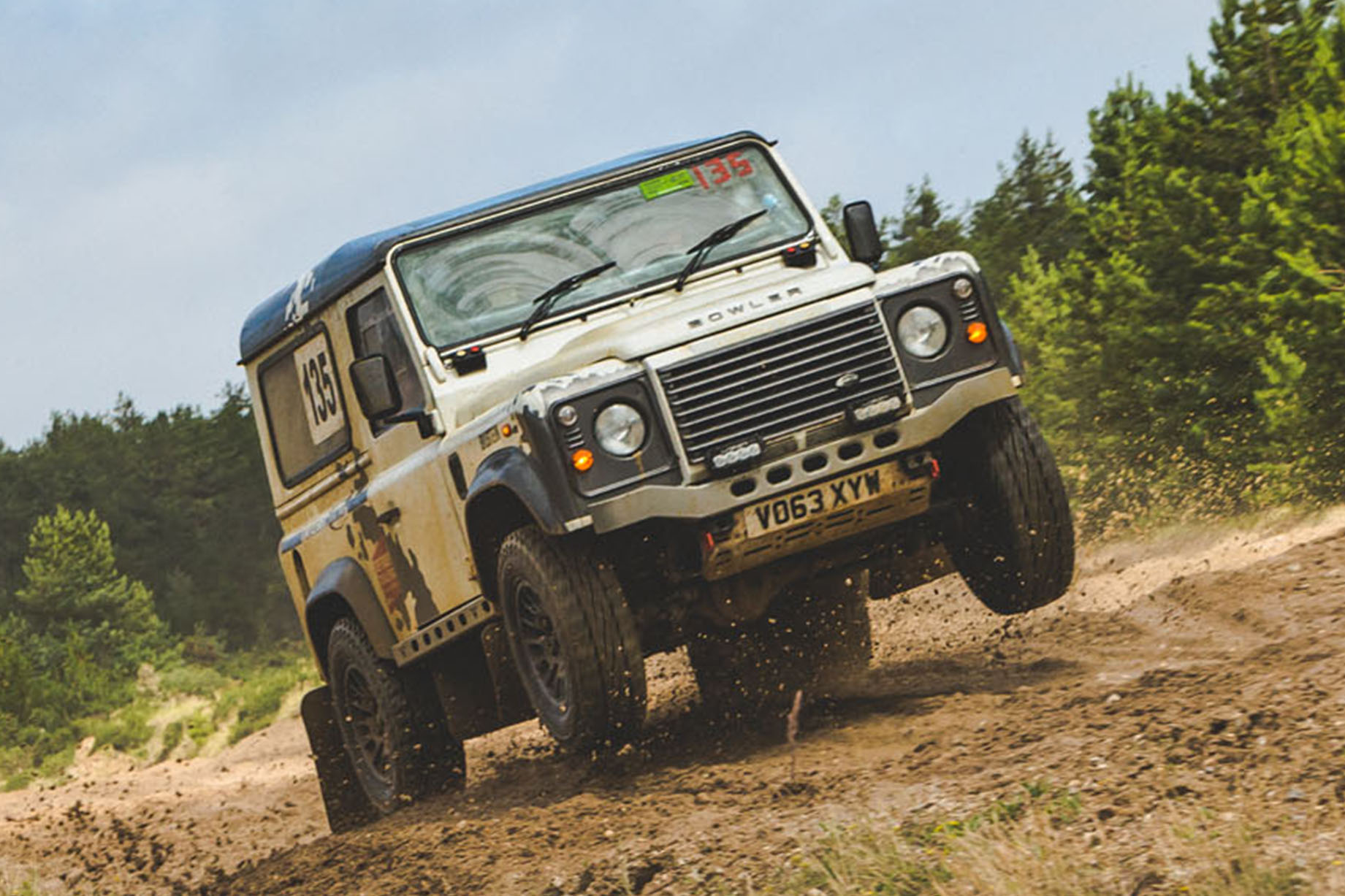 Dirt in our eyes: Cross-country rallying in a Bowler Defender Challenge