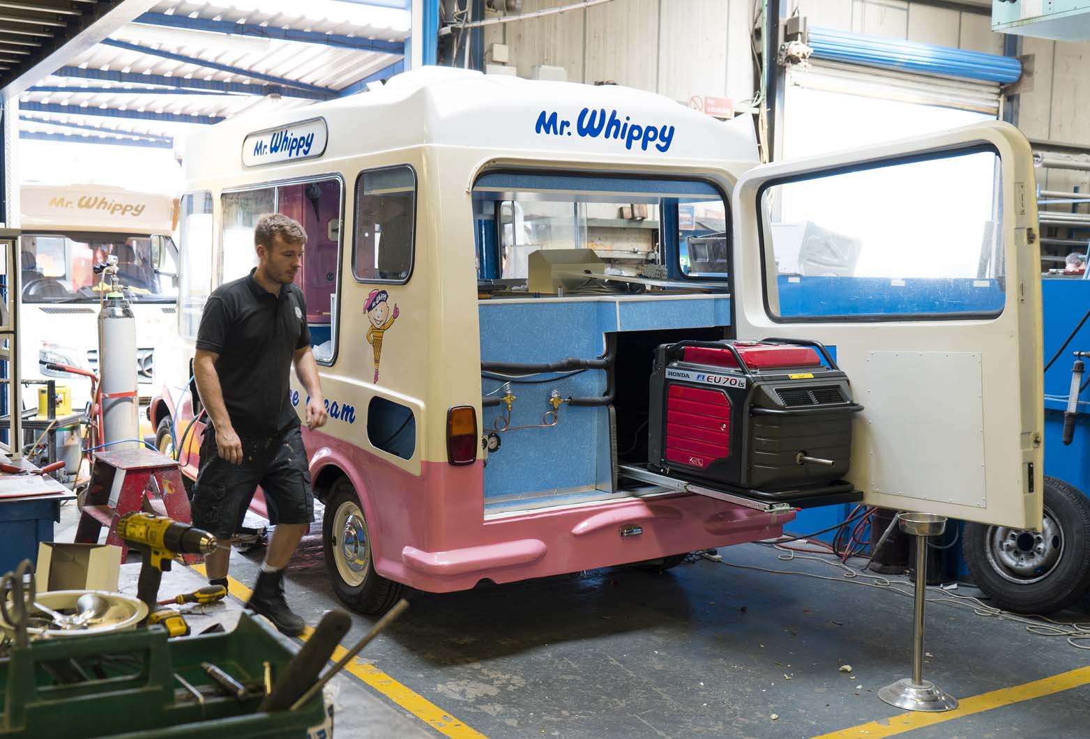 converted ice cream van for sale