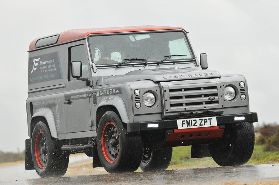 JE Motorworks converts Land Rover Defender to Ford Ecoboost power | Autocar
