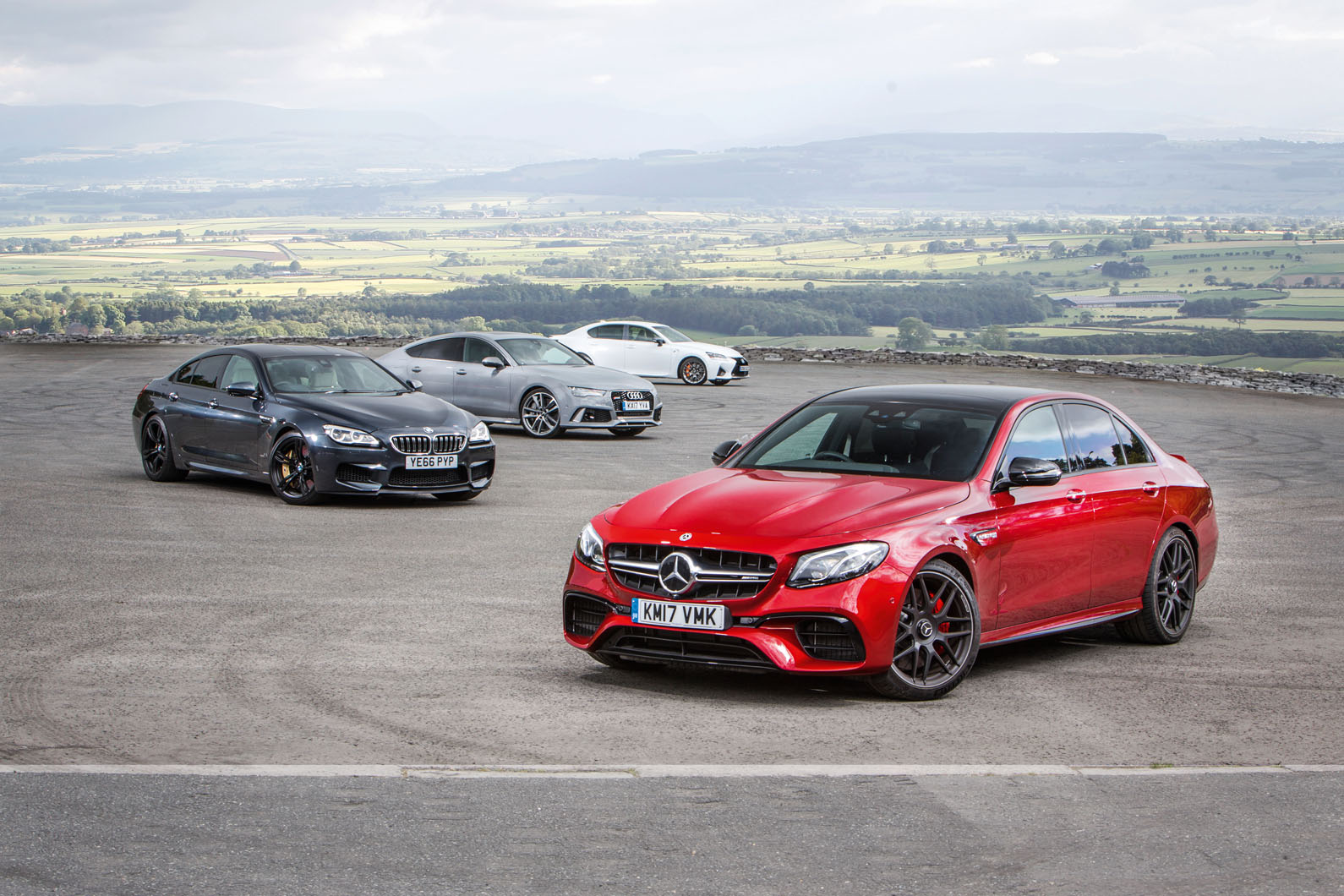 Mercedes Amg E 63 Vs Audi Rs7 Sportback Lexus Gs F Bmw M6 Gran Coupe Group Test Autocar Mercedes Amg E 63 Vs Audi Rs7 Sportback Lexus Gs F Bmw M6 Gran Coupe Group Test Autocar