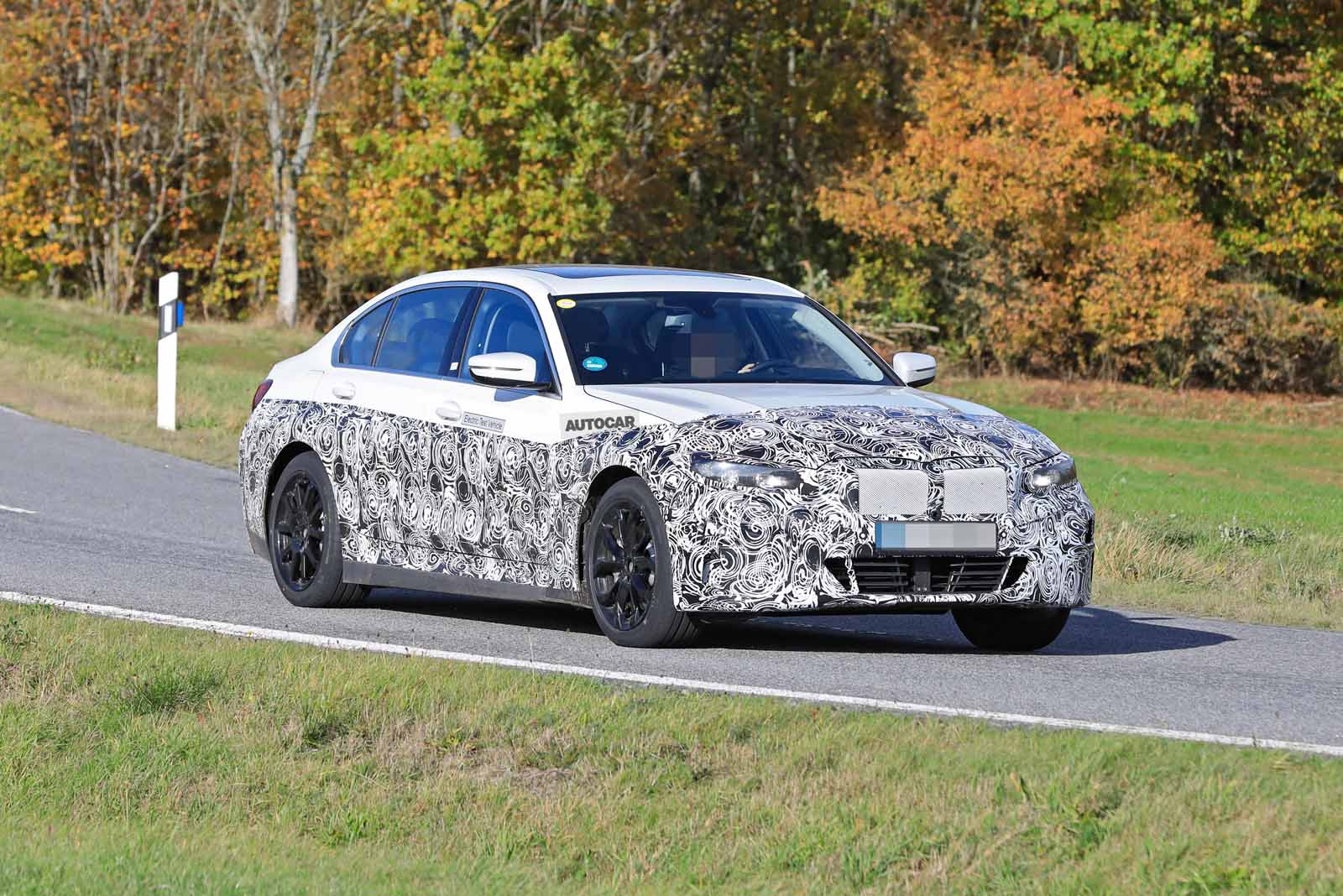 New electric BMW 3 Series variant seen testing again Autocar