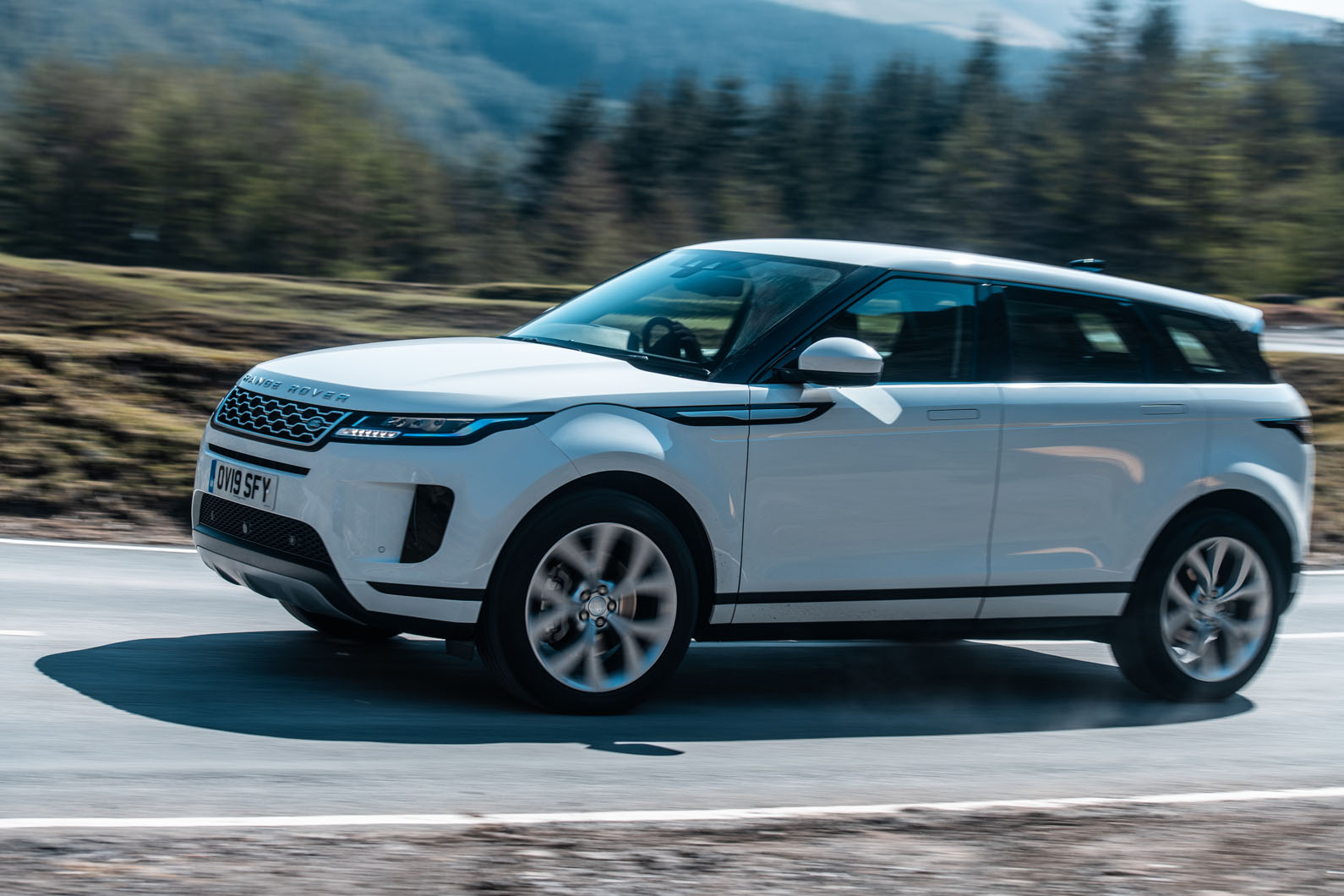 Range rover evoque electric sales car