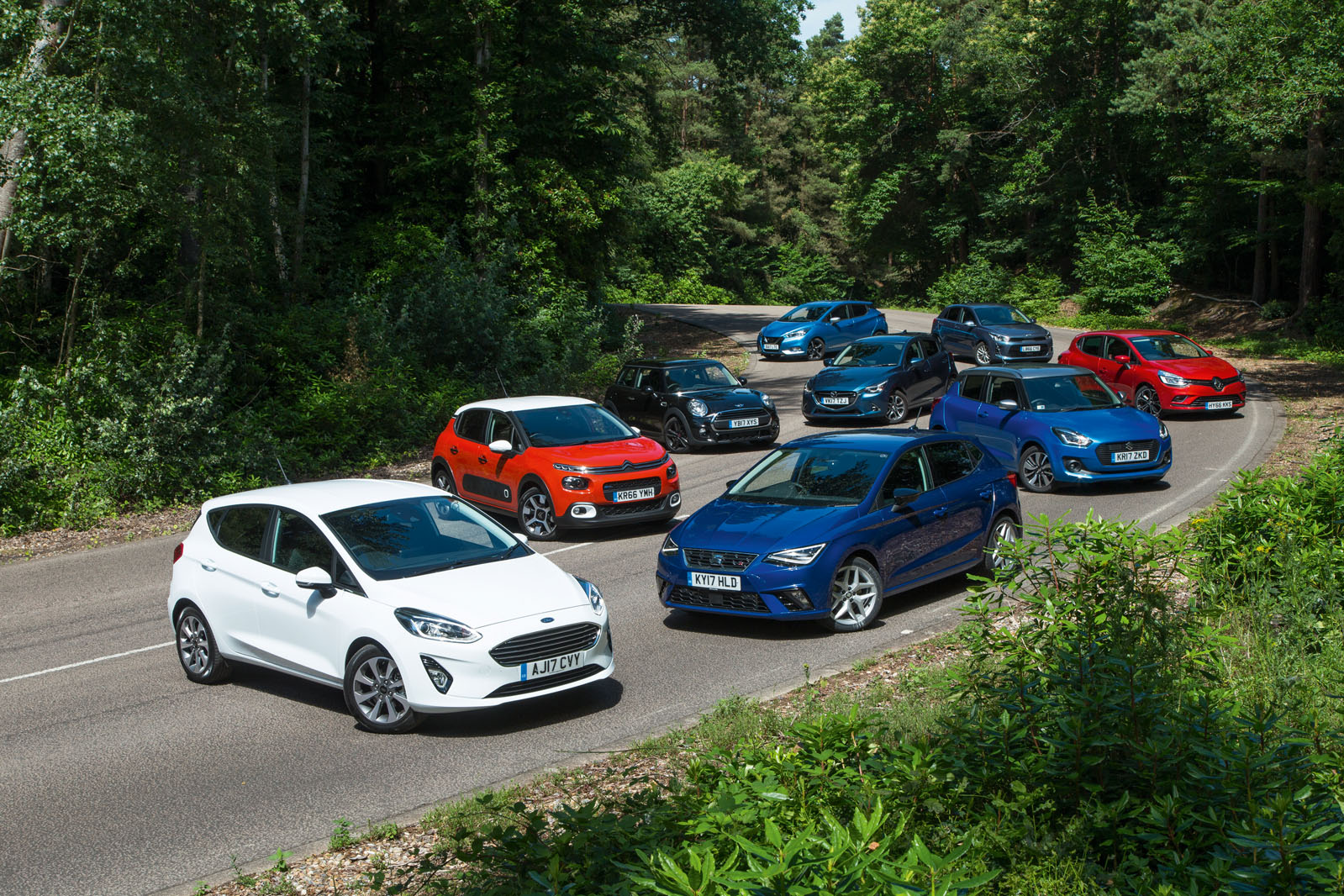 Best Small Car 2017 Ford Fiesta vs Eight Rivals fiesta group test 141