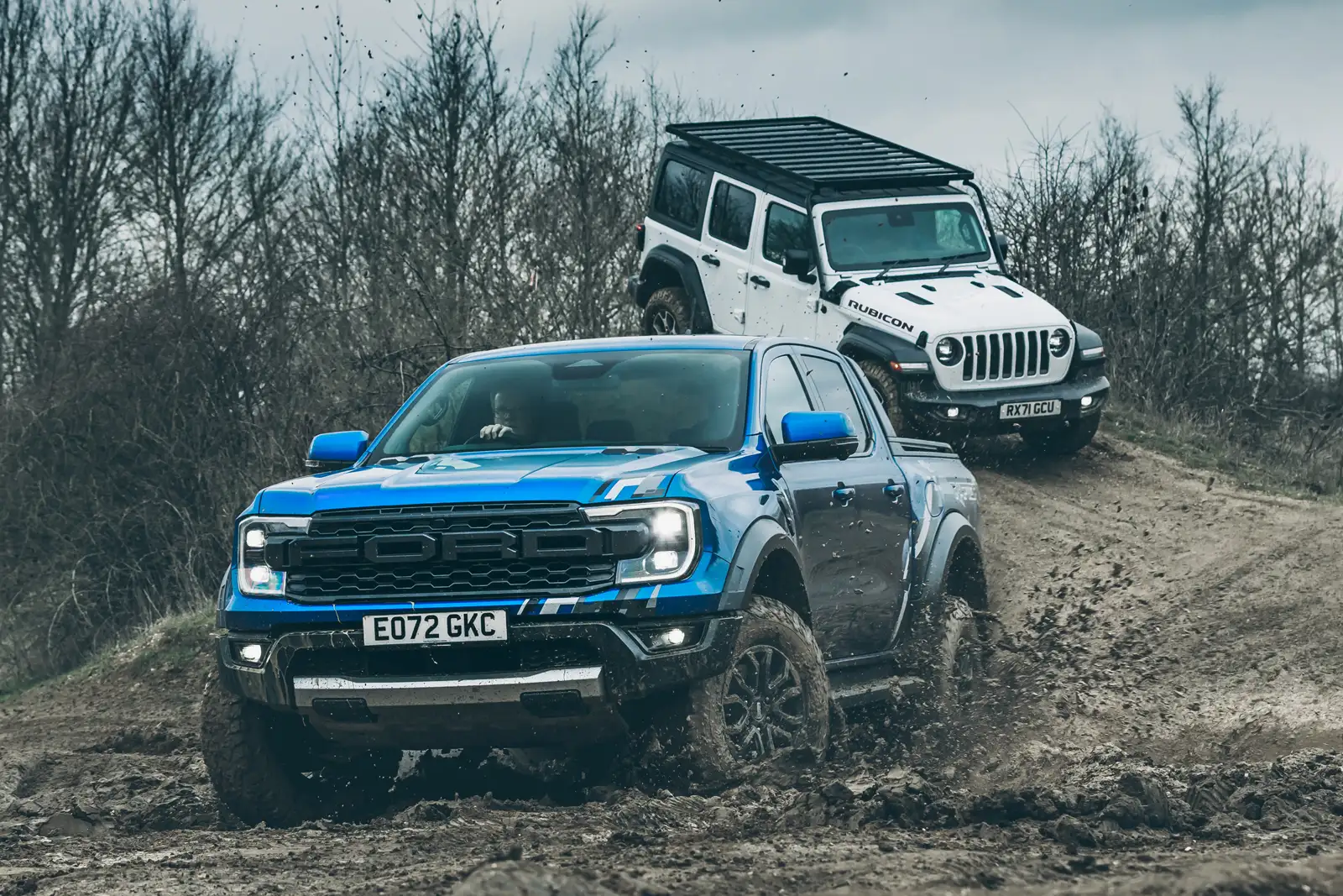 Ford Ranger Raptor vs Jeep Wrangler Rubicon video review | Autocar