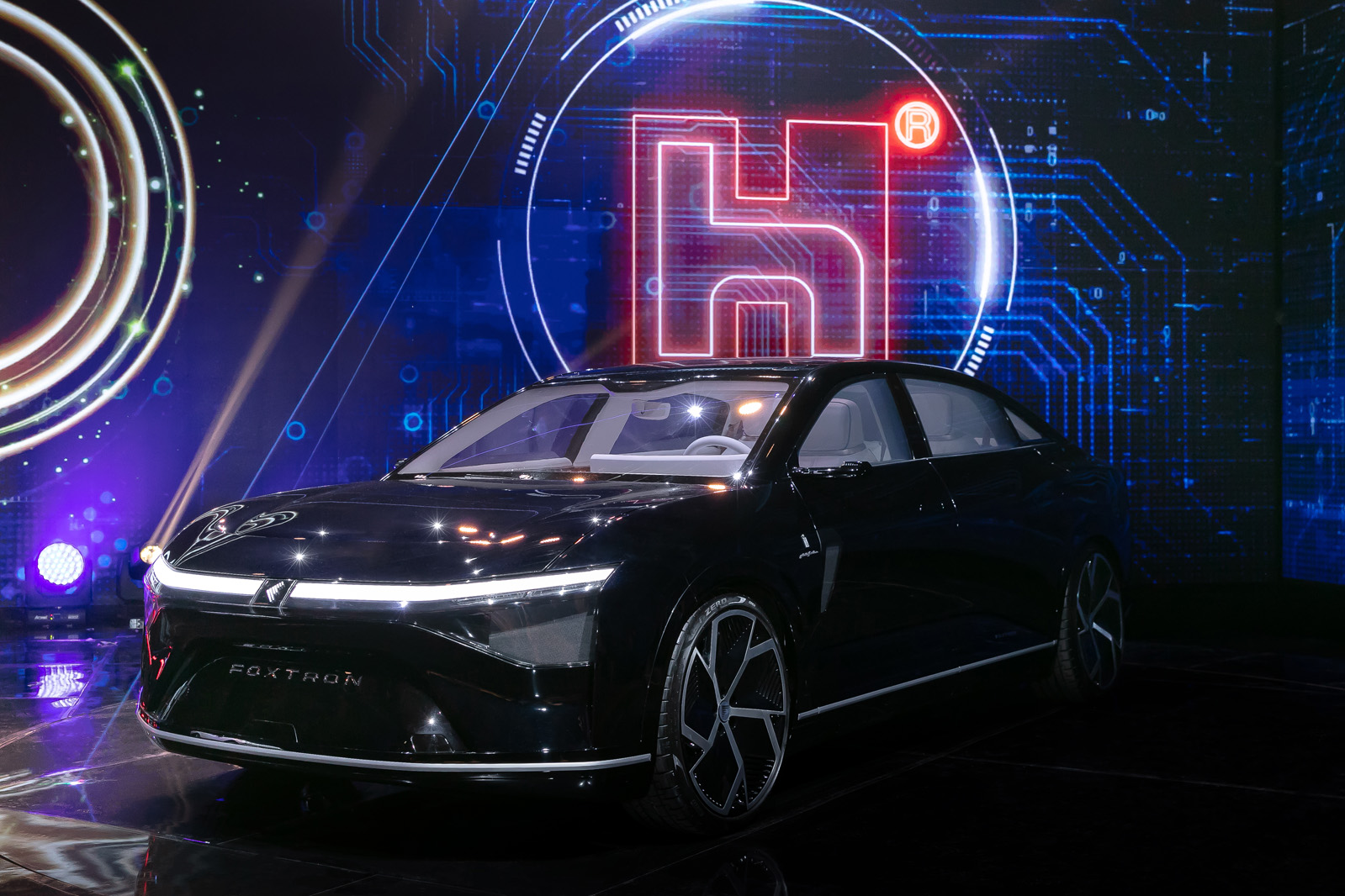 Electronics giant Foxconn reveals two new electric cars 1 aria-label=""