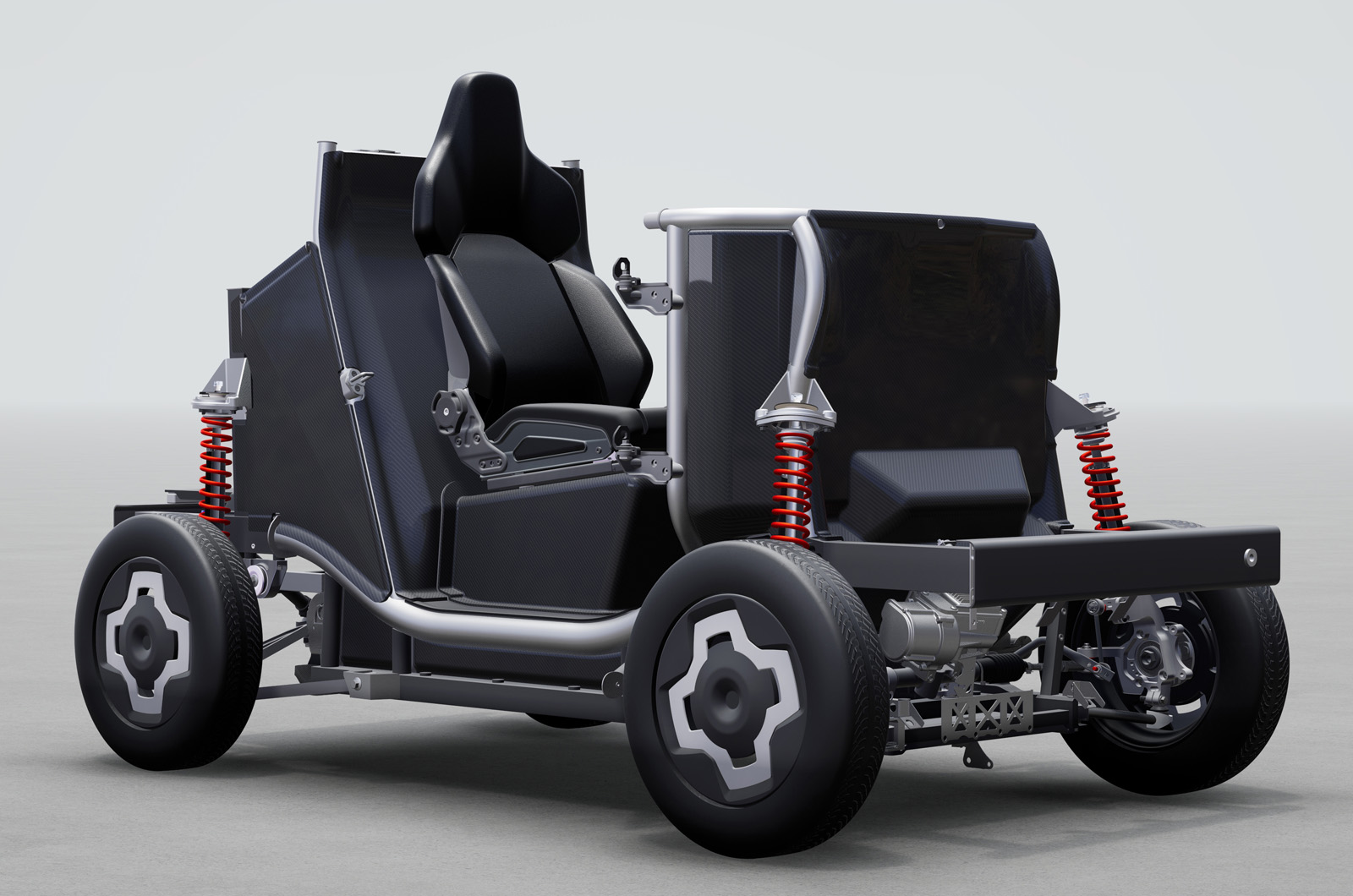 aria-label="gmd istream equadricycle rolling chassis"