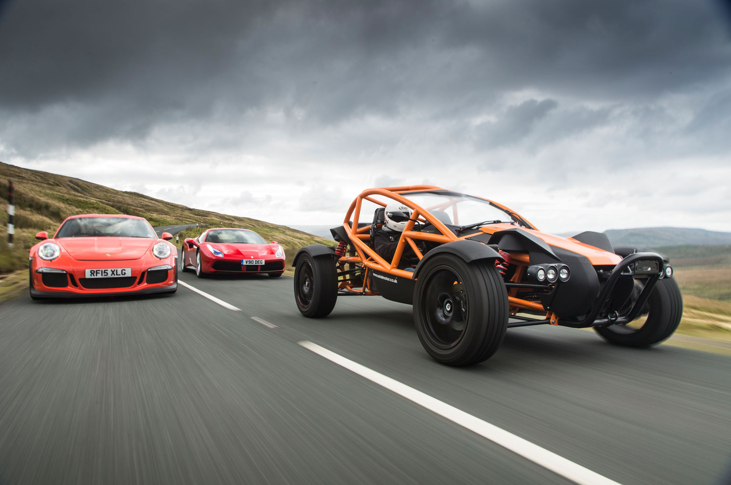 Britains Best Drivers Car 2015 Ariel Nomad Ferrari 488