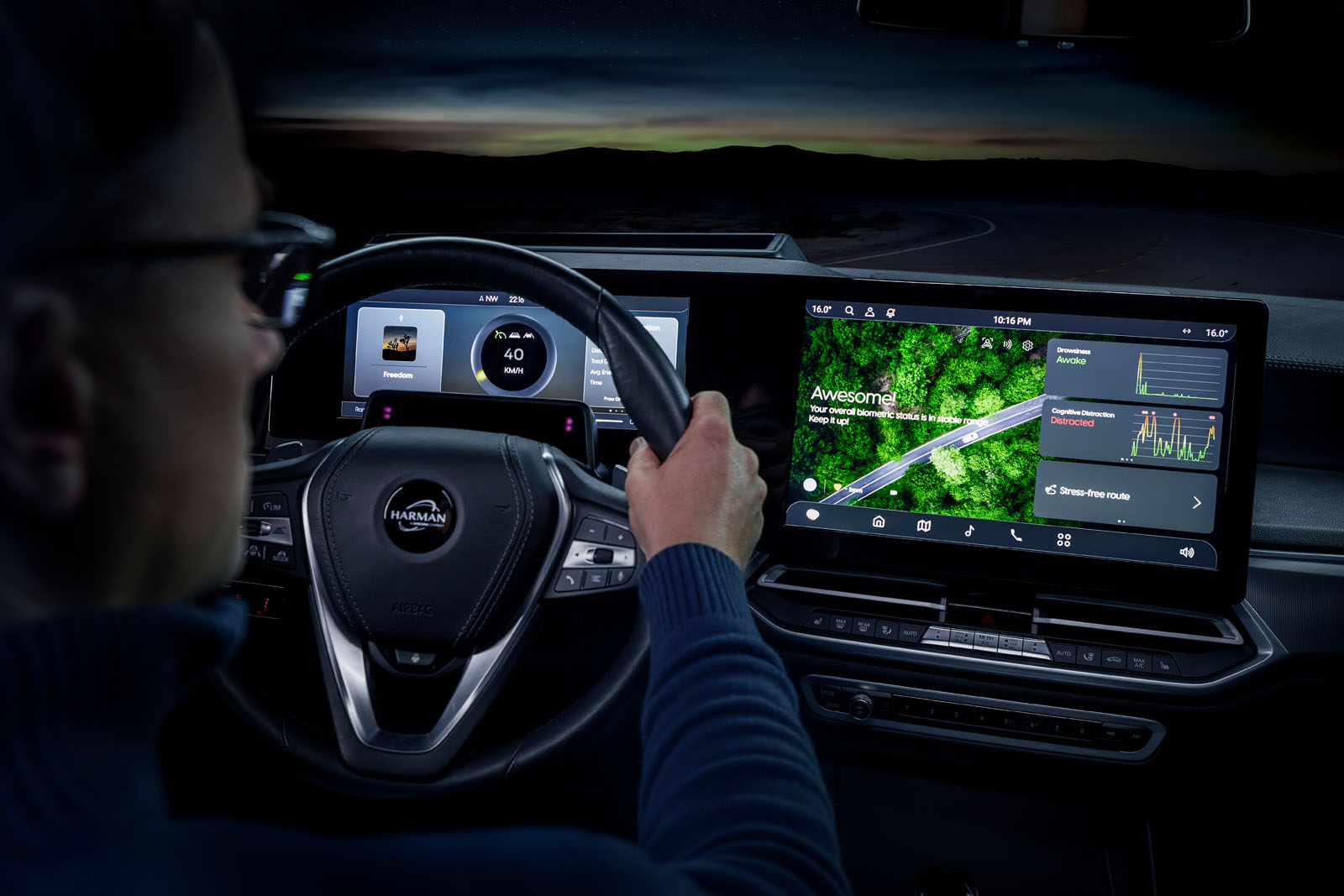 Harman showcases home-quality in-car technology